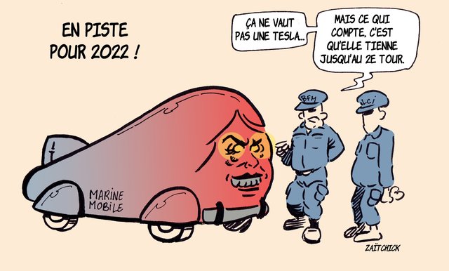 La course à l'Élysée en l'an 2022