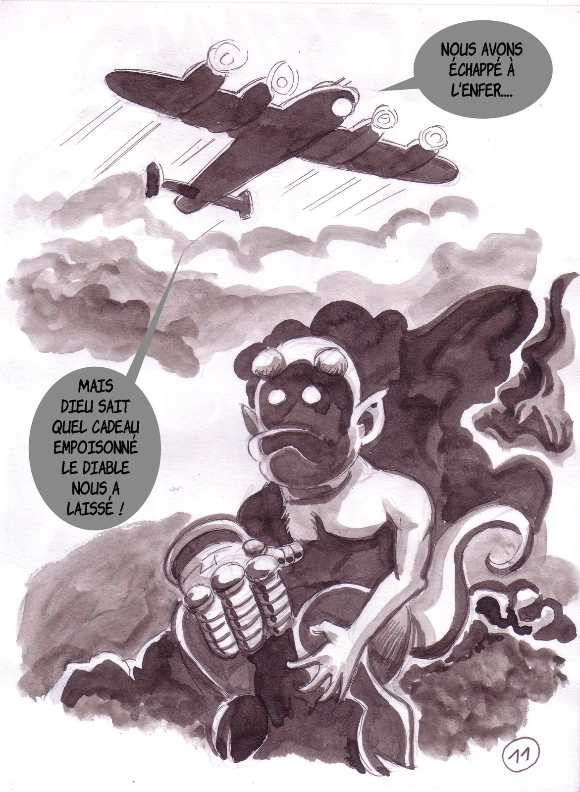 Commando Blitz, dans la Gueule de l'Hadès, planche 11