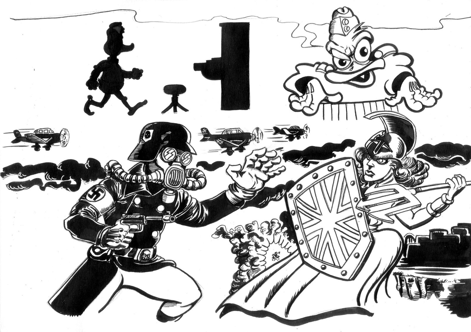 Commando Blitz - planche essai 1