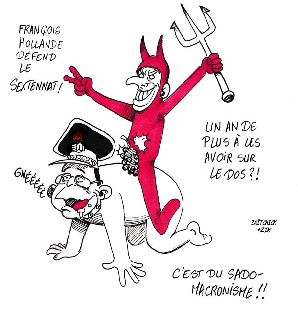 Cuir, moustache et macronisme