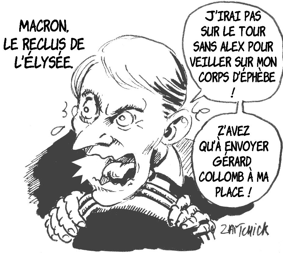 C'est l'arrivée du Tour...